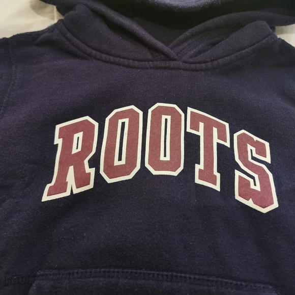 Navy Blue Roots Toddler Hoodie - 2T - Picture 4 of 5